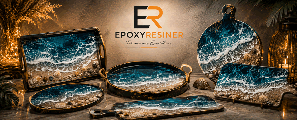 Herstellung der Epoxidharz-Kunstwerke