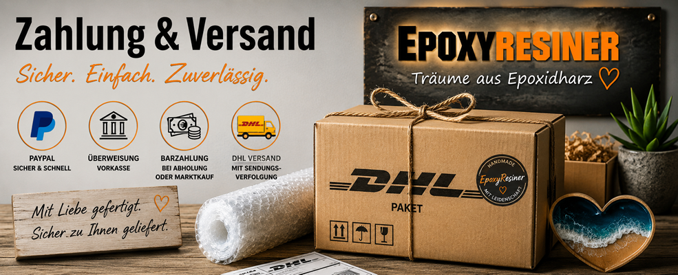 Zahlung und Versand – EpoxyResiner